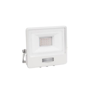 Projektor LED V-TAC 10W SAMSUNG CHIP Czujnik Ruchu Biały Z MUFĄ VT-118S 6500K 735lm 5 Lat Gwarancji