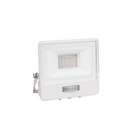 Projektor LED V-TAC 10W SAMSUNG CHIP Czujnik Ruchu Biały Z MUFĄ VT-118S 6500K 735lm 5 Lat Gwarancji