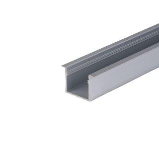 Profil Aluminiowy V-TAC 2mb Anodowany, Klosz Mleczny, Wpuszczany, Na dwie taśmy VT-8119 5 Lat Gwarancji