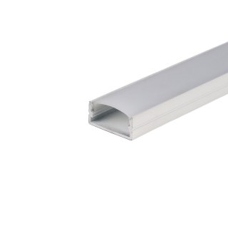 Profil Aluminiowy V-TAC 2mb Biały, Klosz Mleczny, Na dwie taśmy VT-8108-W 5 Lat Gwarancji