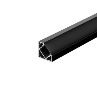 Profil Aluminiowy V-TAC 2mb Czarny, Klosz Czarny, Kątowy VT-8114