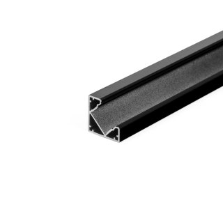 Profil Aluminiowy V-TAC 2mb Czarny, Klosz Czarny, Kątowy VT-8114