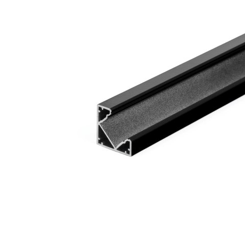 Profil Aluminiowy V-TAC 2mb Czarny, Klosz Czarny, Kątowy VT-8114