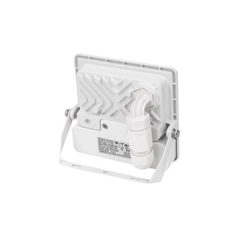 Projektor LED V-TAC 10W SAMSUNG CHIP Czujnik Ruchu Biały Z MUFĄ VT-118S 4000K 735lm 5 Lat Gwarancji