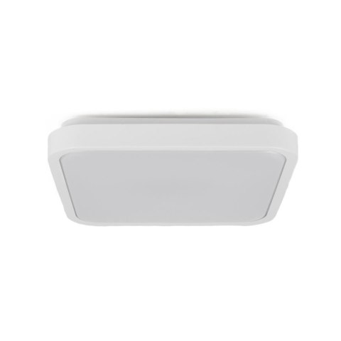 Plafon V-TAC 18W LED Kwadrat 25x25cm Natynkowy IP44 Biały VT-8618 3000K 1830lm