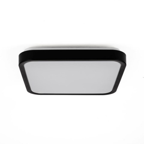 Plafon V-TAC 24W LED Kwadrat 30x30cm Natynkowy IP44 Czarny VT-8624B 4000K 2500lm