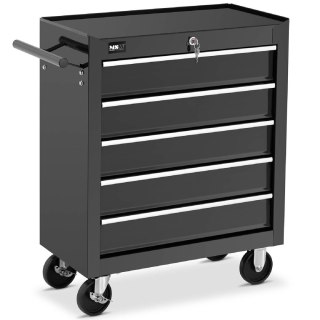 Wózek szafka warsztatowa narzędziowa mobilna z uchwytem 5 szuflad