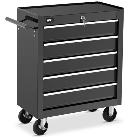 Wózek szafka warsztatowa narzędziowa mobilna z uchwytem 5 szuflad