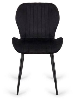 Krzesło tapicerowane MONTI VELVET BLACK