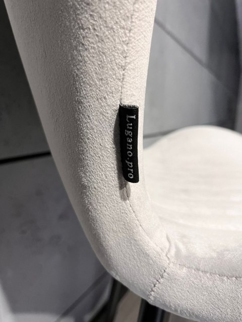 Krzesło tapicerowane MONTI VELVET GREY