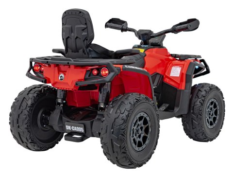 Quad Can Am Outlander ATV Czerwony