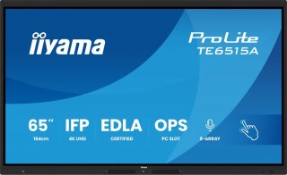 Monitor 65 cali TE6515A-B1AG IPS 4K 40pkt 550cd DeepContrast-IR+  HDMI x2 DP USB-C  2 x 20W  OPS Slot x1  5xUSB  2xRJ45 8-Arr