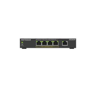 Switch Netgear GS305P-300EUS 5p PoE 63W (PoE+: 4p) Unmanaged Gigabit
