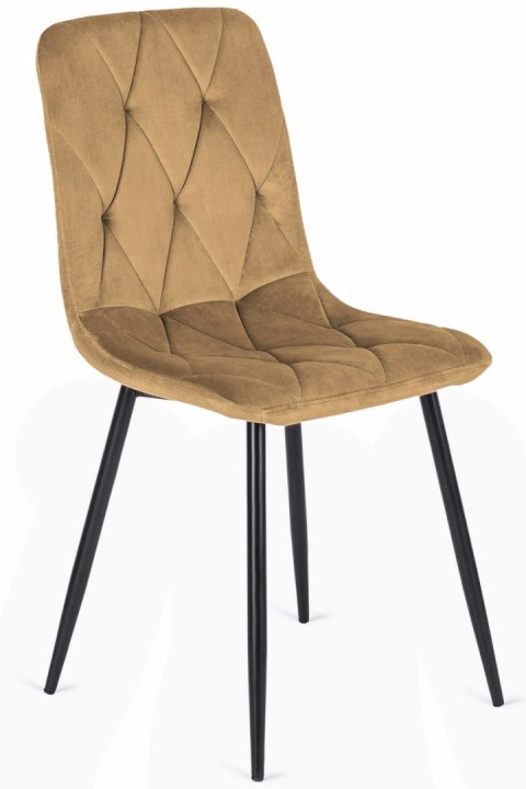 Krzesło tapicerowane BORGO VELVET SAND
