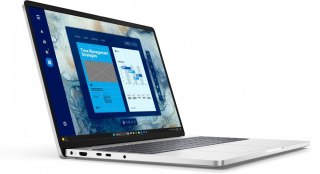 Laptop Dell Pro 16 PC16250 W11P C3 100U 8GB 512GB 16 0 FHD  Int FgrPr Cam&Mic WLAN BT BcklKb 3C 3YPS Platinum