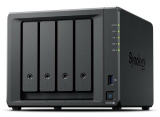 NAS Synology DS425+, Tower, 4x (3.5" SATA HDD/ 2.5" SATA SSD), 2 x M.2, Intel Celeron J4125, 2 GB DDR4 non-ECC (max.6GB), 1x 1Gb