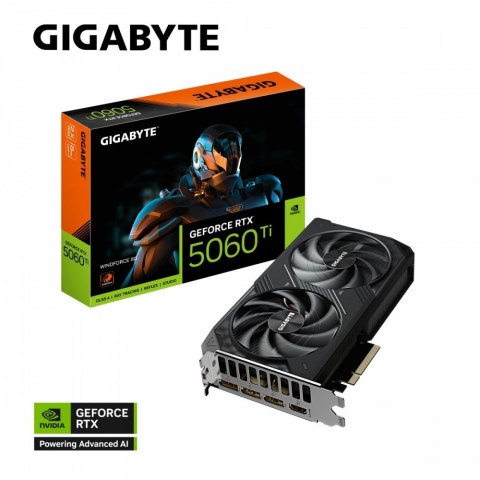 Karta graficzna GeForce RTX 5060 Ti WINDFORCE 8G 128BIT GDDR7 HDMI/3DP