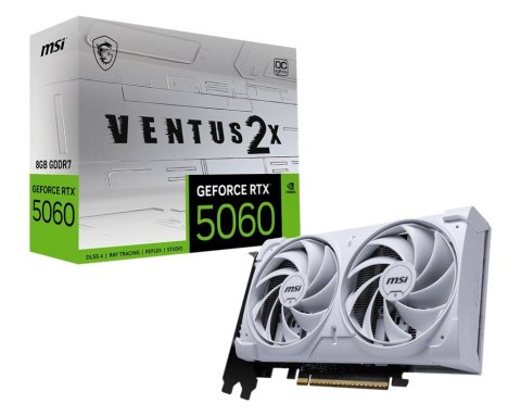 Karta graficzna GeFroce RTX 5060 8G VENTUS 2X OC WHITE