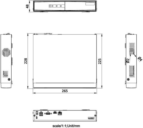 REJESTRATOR IP HIKVISION DS-7104NI-Q1/M D PL