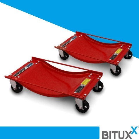 Wózek Manewrowy Zestaw 2 szt komplet na kółkach warsztatowy BITUXX