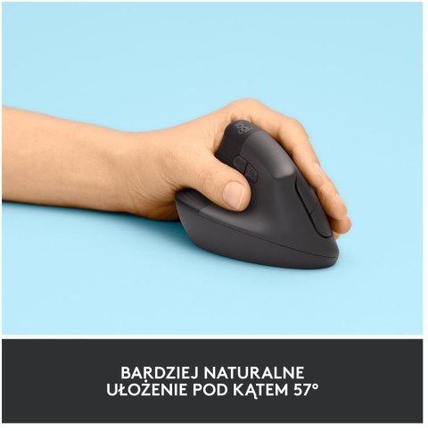 Mysz Lift Grafit dla leworęcznych 910-006474