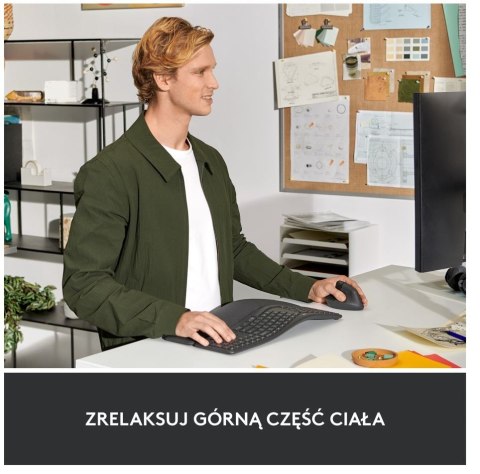 Mysz Lift Grafit dla leworęcznych 910-006474