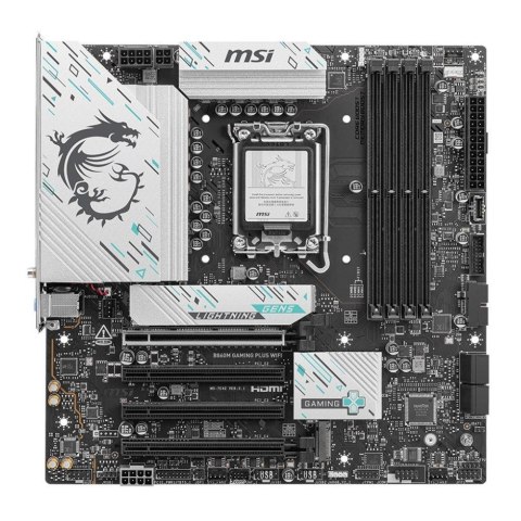 Płyta MSI B860M GAMING PLUS WIFI  B860 DDR5 SATA3 M.2 TB4 WiFi BT PCIe5.0 s.1851 M-ATX