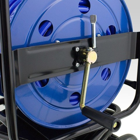 Wąż na bębnie Pneumatyczny ze zwijakiem na korbkę 30m BITUXX