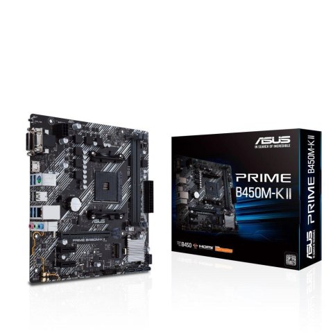 Płyta Asus PRIME B450M-K II AMD B450 SATA3 M.2 USB3.1 PCIe3.0 AM4 mATX