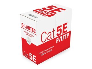 Kabel teleinformatyczny F UTP kat 5E PVC 100% Miedź 305m   10 lat gwarancji