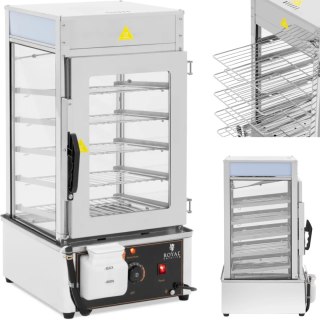 Parowar parowiec do pierogów 5 rusztów 30-110C 37 l 1250 W