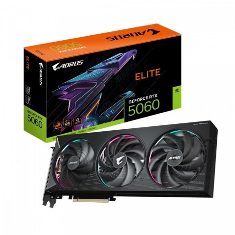 Karta graficzna AORUS GeForce RTX 5060 ELITE 8GB 128BIT GDDR7 HDMI/DP