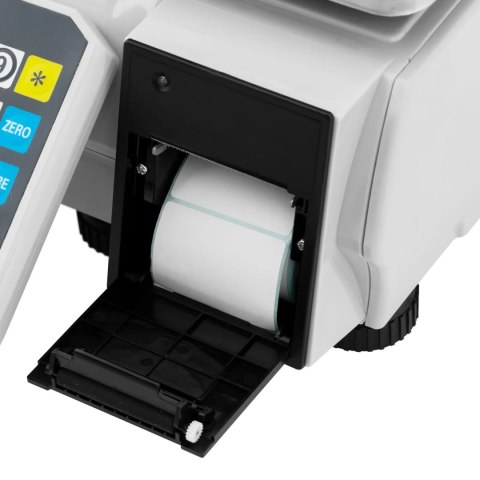 Waga sklepowa handlowa z drukarką etykiet LCD 30 kg / 15 g