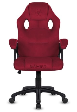 Fotel obrotowy do biurka CARRERA M ALCANTARA BURGUNDY