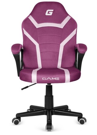 Fotel obrotowy do biurka MARIO ALCANTARA PURPLE + WHITE