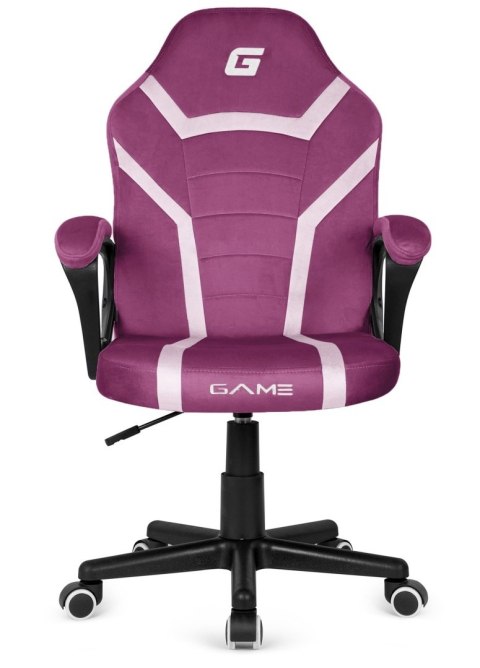 Fotel obrotowy do biurka MARIO ALCANTARA PURPLE + WHITE