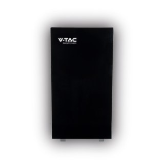 Magazyn Bank Energii V-TAC Czarny Szklany Front 16.07kWh 314Ah/51.2V LiFePO4 BMS VT-16076B 10 Lat Gwarancji