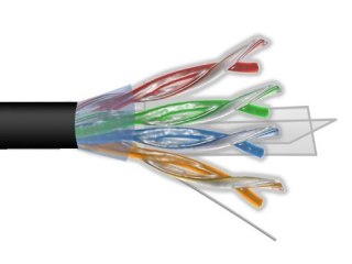 Przewód UTP6 drut Cu +żel 305m MAXCABLE