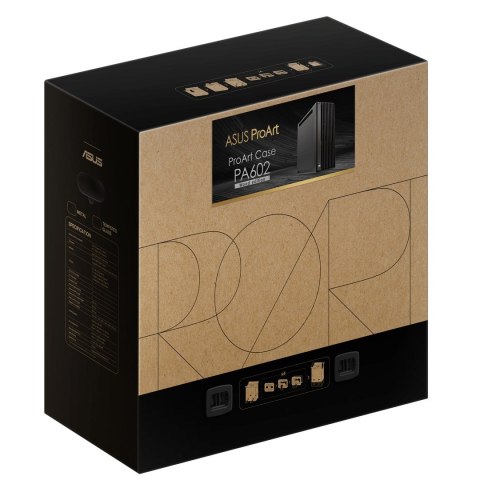 Obudowa Asus PROART PA602 WOOD METAL PWM BLACK