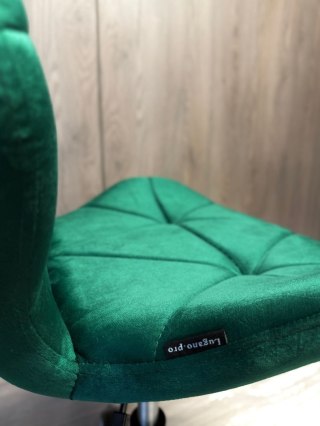 Krzesło obrotowe VASTO OFFICE VELVET GREEN GOLD