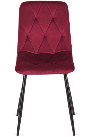 Krzesło tapicerowane BORGO VELVET BURGUNDY