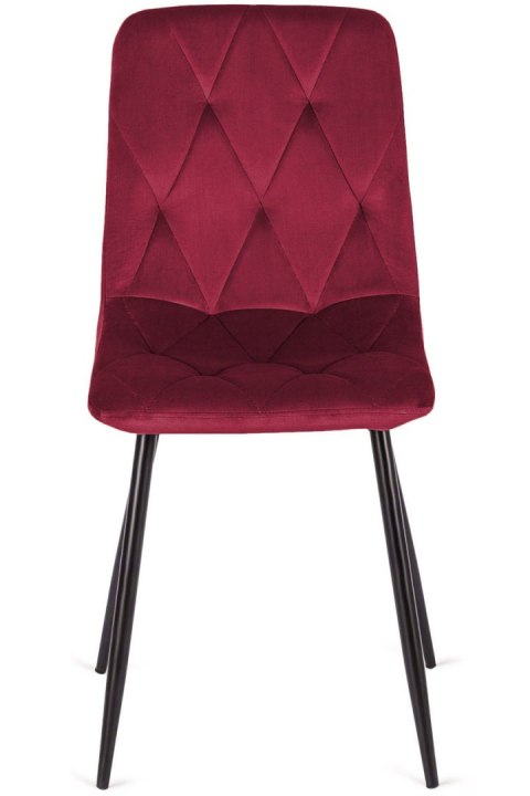 Krzesło tapicerowane BORGO VELVET BURGUNDY