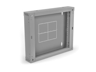 Sekcja tylna 100 mm (zawiasowa / uchylna) do szaf SW-6U-600-450-01-S, kolor szary ALANTEC