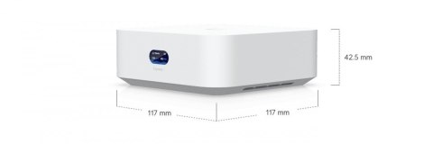 Brama UniFi Express 7 Gateway/kontroler 10, 100, 1000, 2500, 10000 Mbit/s UX7