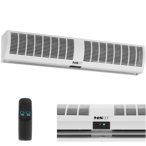 Kurtyna powietrzna grzejnik elektryczny ścienny z pilotem 1520 m3/h 130 W