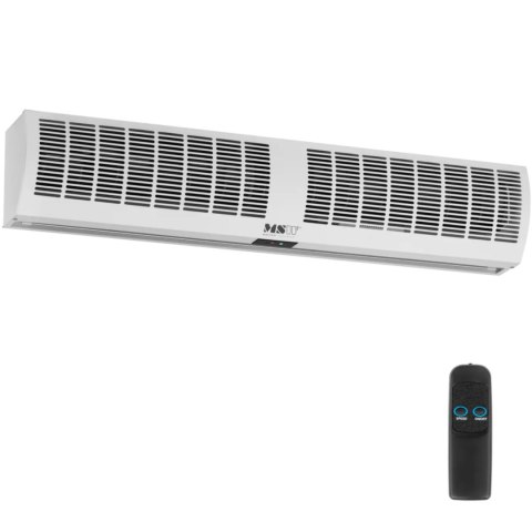 Kurtyna powietrzna grzejnik elektryczny ścienny z pilotem 1520 m3/h 130 W