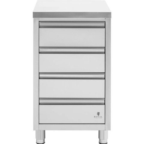 Szafka gastronomiczna wolnostojąca 4 szuflady STAL 50 x 60 x 87 cm