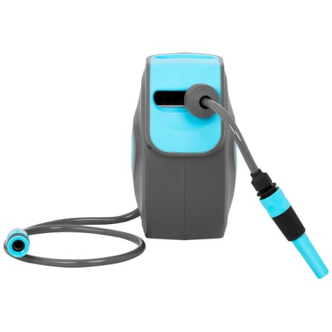 Wąż ogrodowy z automatycznym bębnem ściennym 10 m + 1 m 5/6''