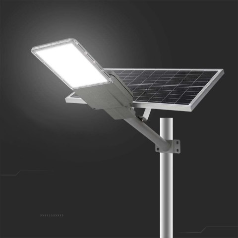 Naświetlacz Oprawa Uliczna LED Solarna V-TAC BRIDGELUX CHIP IP65 Pilot LiFePO4 Panel 60W VT-15200ST 4000K 3000lm