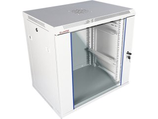 Szafa wisząca 19" 9U 600x450, drzwi szklane jednoskrzydłowe, tył osłona pełna demontowalna, osłony boczne pełne demontowalne zam